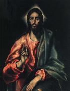 GRECO, El Christ c oil painting